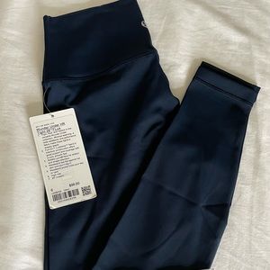 Lululemon wunder under true navy 6 nwt
